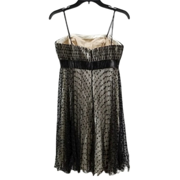 Carmen Marc Valvo Silk-Trimmed Mini Dress Size XS - Picture 4 of 10